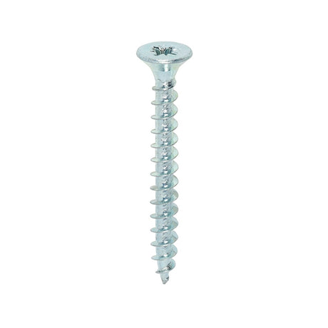 200 x TIMCO Solo Countersunk Silver Woodscrews - 5.0 x 45