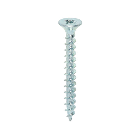200 x TIMCO Solo Countersunk Silver Woodscrews - 5.0 x 45
