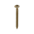 200 x TIMCO Classic Multi-Purpose Pan Head Gold Woodscrews - 5.0 x 50