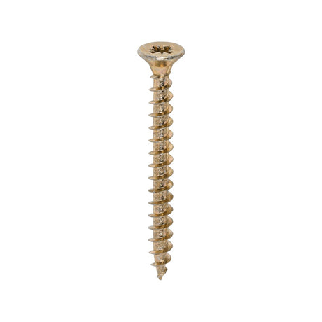 200 x TIMCO Solo Countersunk Gold Woodscrews - 5.0 x 50