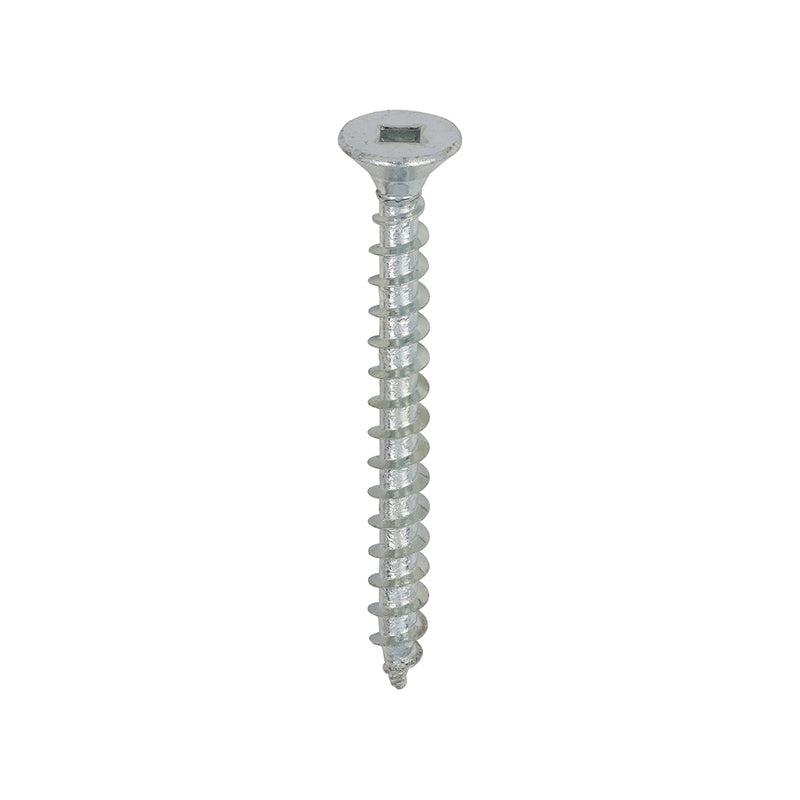 200 x TIMCO Solo Countersunk Silver Woodscrews - 5.0 x 50