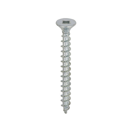 200 x TIMCO Solo Countersunk Silver Woodscrews - 5.0 x 50