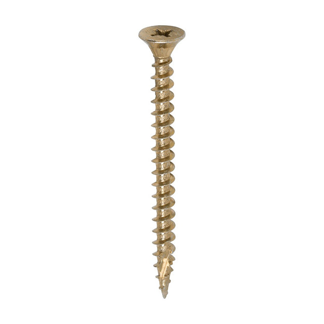 200 x TIMCO C2 Strong-Fix Multi-Purpose Premium Countersunk Gold Woodscrews - 5.0 x 60