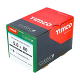 200 x TIMCO Classic Multi-Purpose Countersunk A4 Stainless Steel Woodcrews - 5.0 x 60