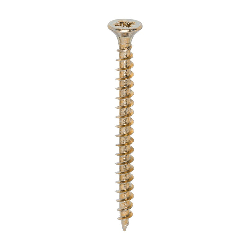 200 x TIMCO Solo Countersunk Gold Woodscrews - 5.0 x 60