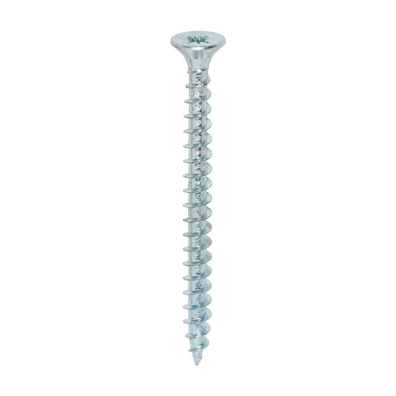 200 x TIMCO Solo Countersunk Silver Woodscrews - 5.0 x 60