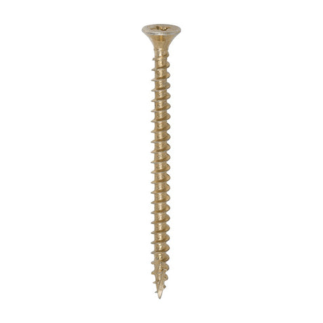 200 x TIMCO C2 Strong-Fix Multi-Purpose Premium Countersunk Gold Woodscrews - 5.0 x 70