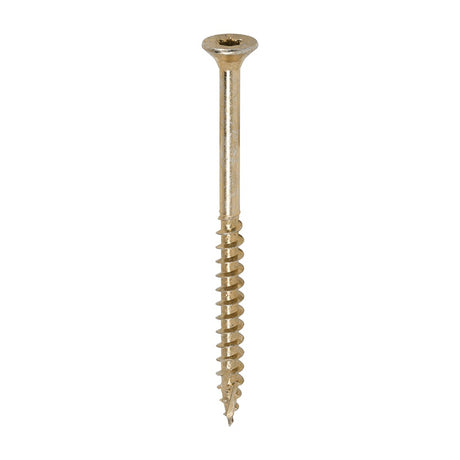 200 x TIMCO C2 Clamp-Fix Multi-Purpose Premium Countersunk Gold Woodscrews - 5.0 x 70