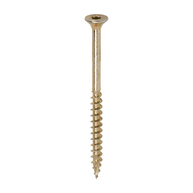 200 x TIMCO C2 Clamp-Fix Multi-Purpose Premium Countersunk Gold Woodscrews - 5.0 x 70