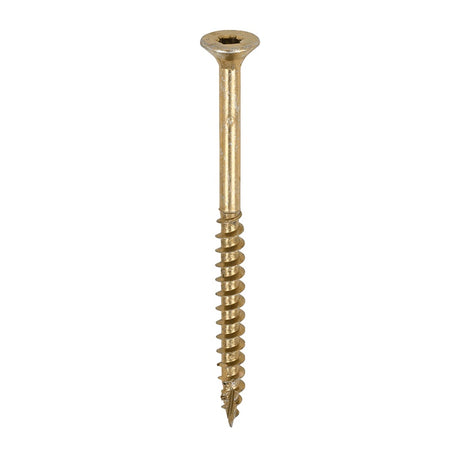 375 x TIMCO C2 Clamp-Fix Multi-Purpose Premium Countersunk Gold Woodscrews - 5.0 x 70