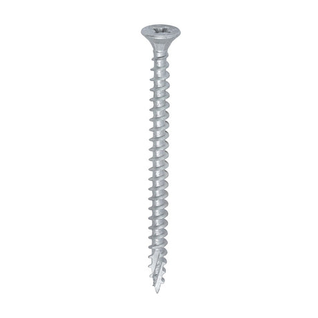 120 x TIMCO C2 Exterior Multi-Purpose Premium Countersunk Silver Woodscrews - 5.0 x 70