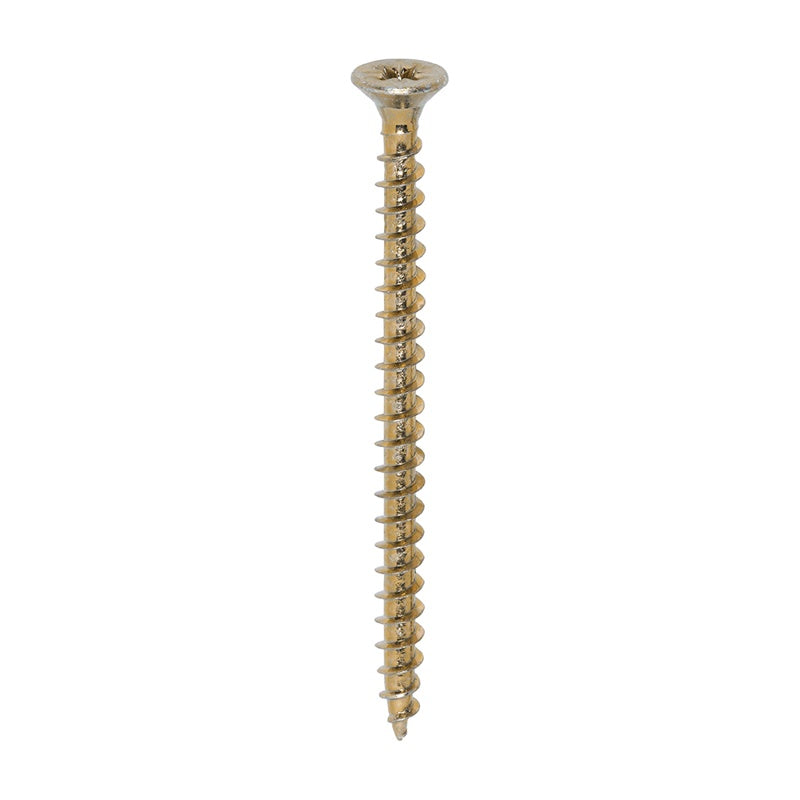 1000 x TIMCO Solo Countersunk Gold Woodscrews - 5.0 x 70