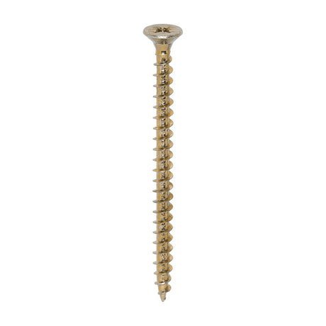 1000 x TIMCO Solo Countersunk Gold Woodscrews - 5.0 x 70