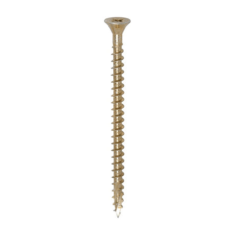 200 x TIMCO C2 Strong-Fix Multi-Purpose Premium Countersunk Gold Woodscrews - 5.0 x 75