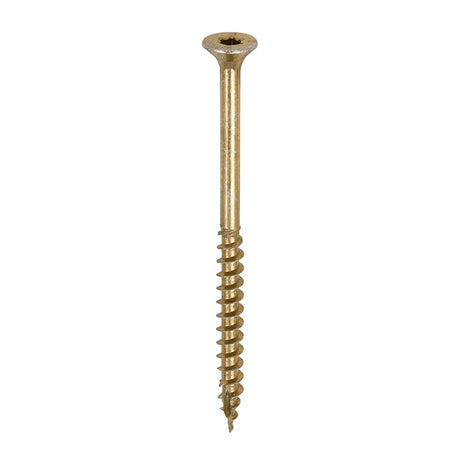 200 x TIMCO C2 Clamp-Fix Multi-Purpose Premium Countersunk Gold Woodscrews - 5.0 x 75