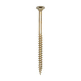 200 x TIMCO C2 Clamp-Fix Multi-Purpose Premium Countersunk Gold Woodscrews - 5.0 x 80