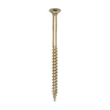 200 x TIMCO C2 Clamp-Fix Multi-Purpose Premium Countersunk Gold Woodscrews - 5.0 x 80