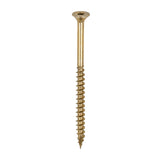 350 x TIMCO C2 Clamp-Fix Multi-Purpose Premium Countersunk Gold Woodscrews - 5.0 x 80