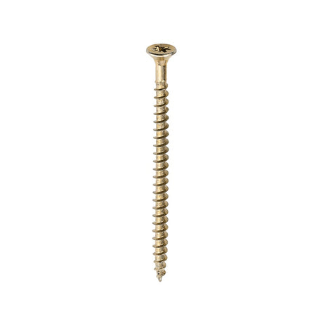 200 x TIMCO Solo Countersunk Gold Woodscrews - 5.0 x 80