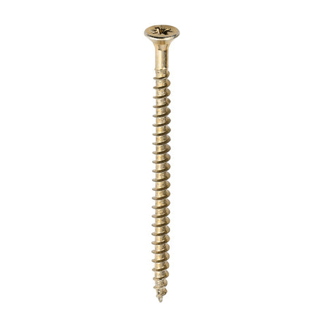 1000 x TIMCO Solo Countersunk Gold Woodscrews - 5.0 x 80