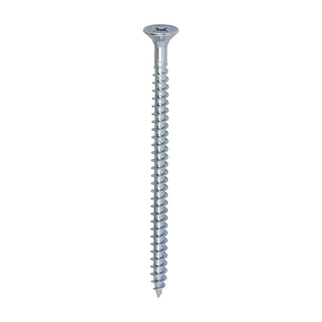 200 x TIMCO Solo Countersunk Silver Woodscrews - 5.0 x 80