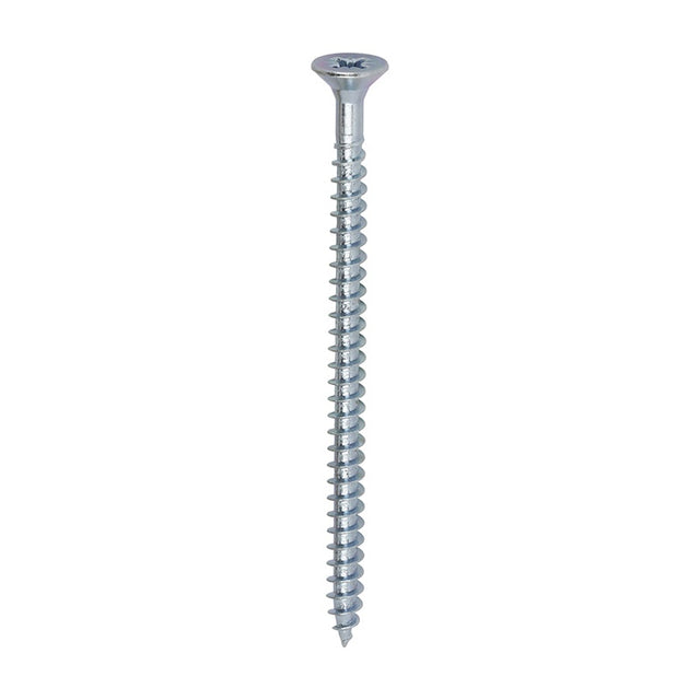 200 x TIMCO Solo Countersunk Silver Woodscrews - 5.0 x 80