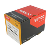 200 x TIMCO Solo Countersunk Silver Woodscrews - 5.0 x 80