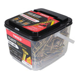 350 x TIMCO Velocity Premium Multi-Use Countersunk Gold Woodscrews - 5.0 x 80