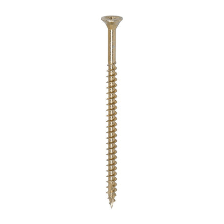 100 x TIMCO C2 Strong-Fix Multi-Purpose Premium Countersunk Gold Woodscrews - 5.0 x 90