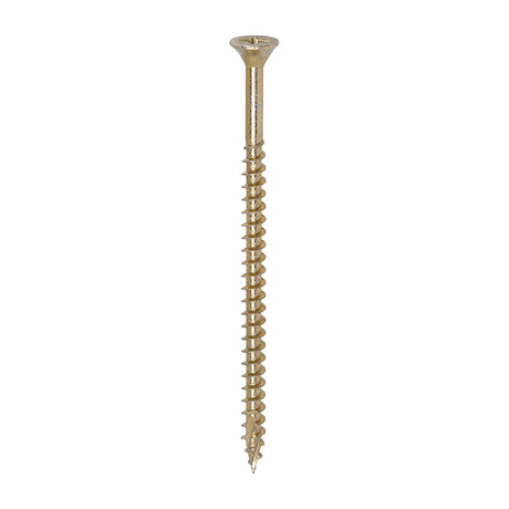 100 x TIMCO C2 Strong-Fix Multi-Purpose Premium Countersunk Gold Woodscrews - 5.0 x 90