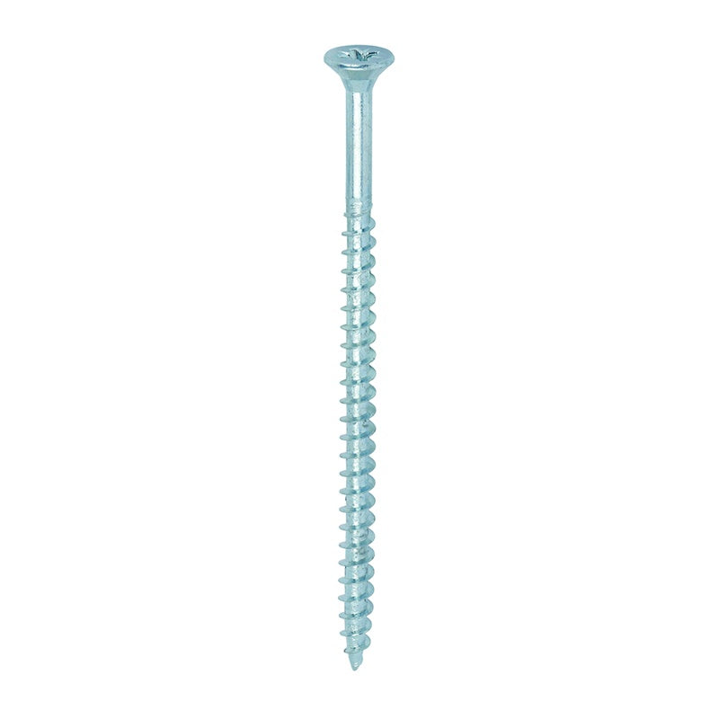 100 x TIMCO Solo Countersunk Silver Woodscrews - 5.0 x 90