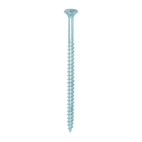 100 x TIMCO Solo Countersunk Silver Woodscrews - 5.0 x 90