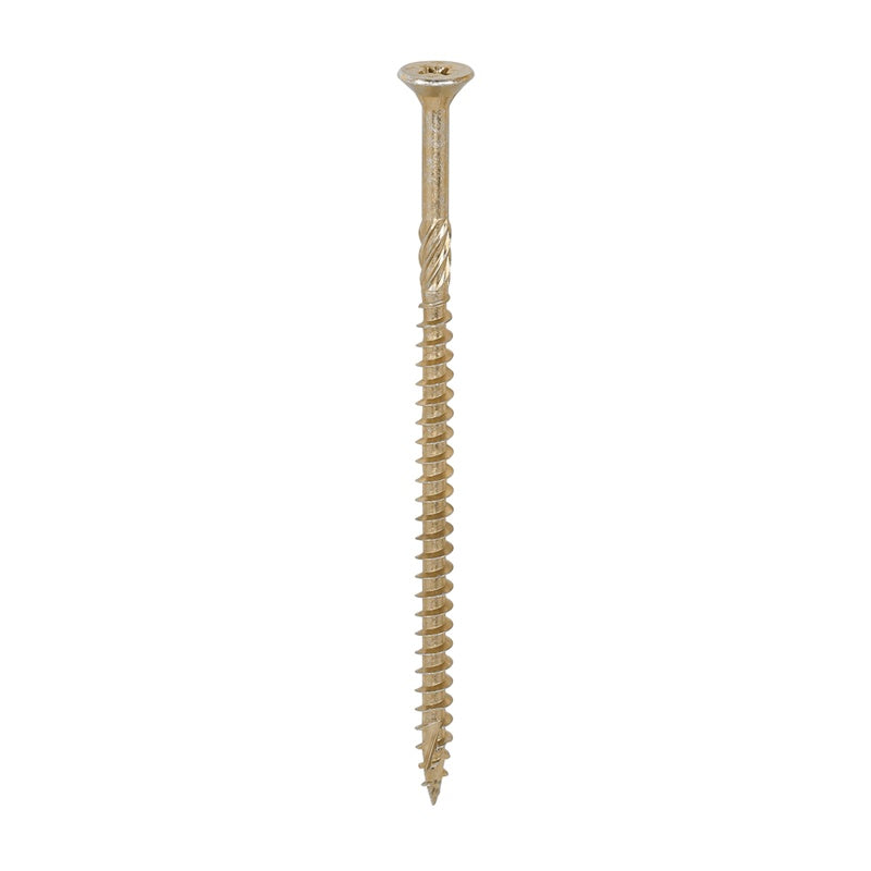 300 x TIMCO C2 Strong-Fix Multi-Purpose Premium Countersunk Gold Woodscrews - 5.0 x 100