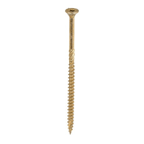 300 x TIMCO C2 Clamp-Fix Multi-Purpose Premium Countersunk Gold Woodscrews - 5.0 x 100