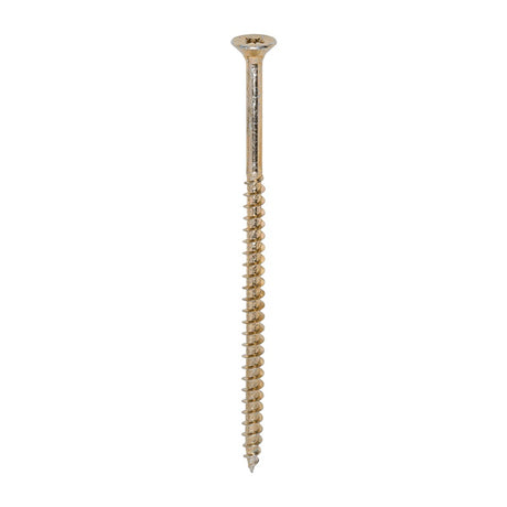 100 x TIMCO Solo Countersunk Gold Woodscrews - 5.0 x 100