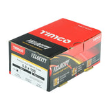 100 x TIMCO Velocity Premium Multi-Use Countersunk Gold Woodscrews - 5.0 x 100