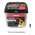 325 x TIMCO Velocity Premium Multi-Use Countersunk Gold Woodscrews - 5.0 x 90