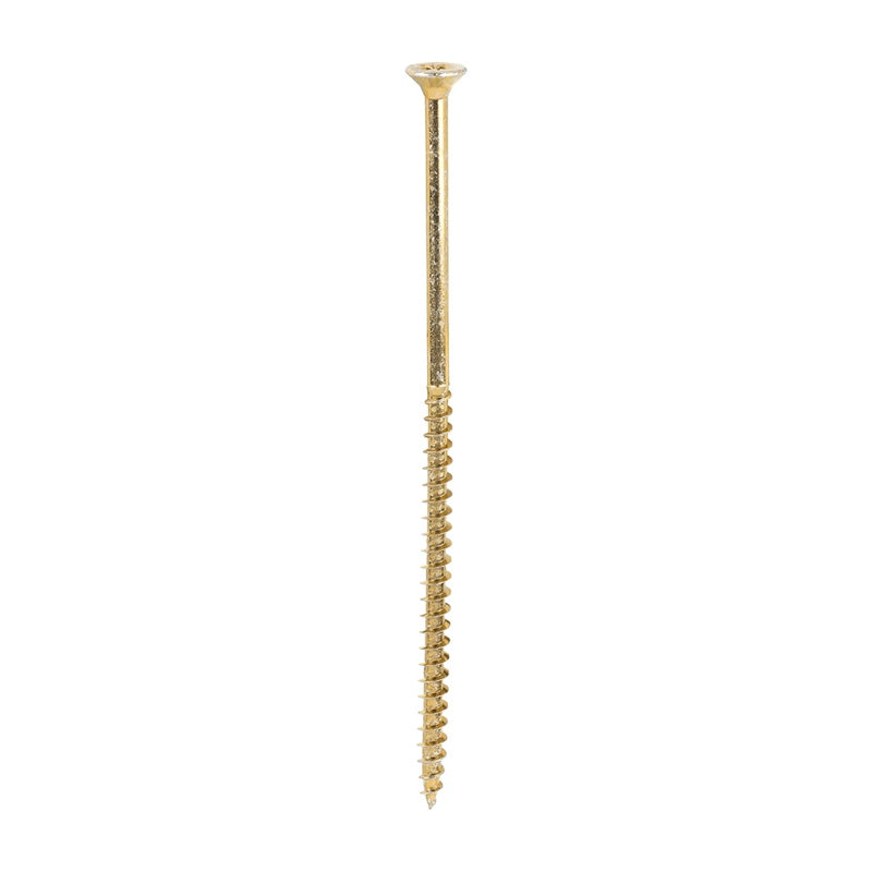 100 x TIMCO Solo Countersunk Gold Woodscrews - 5.0 x 120