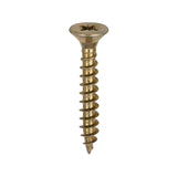 200 x TIMCO Solo Countersunk Gold Woodscrews - 6.0 x 40