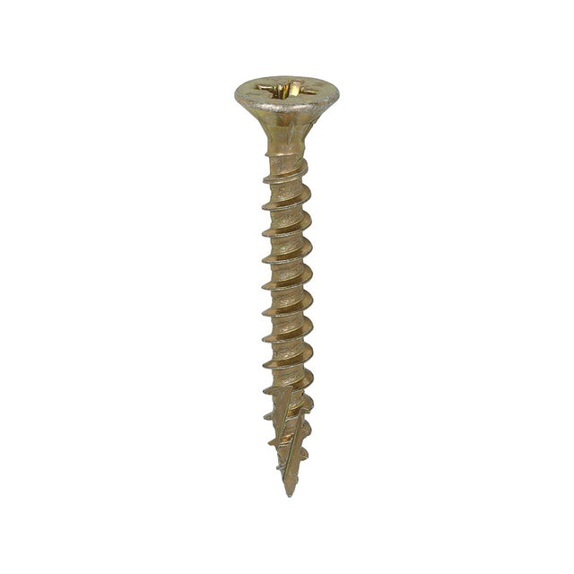 200 x TIMCO C2 Strong-Fix Multi-Purpose Premium Countersunk Gold Woodscrews - 6.0 x 50