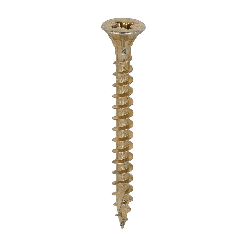 200 x TIMCO C2 Strong-Fix Multi-Purpose Premium Countersunk Gold Woodscrews - 6.0 x 60