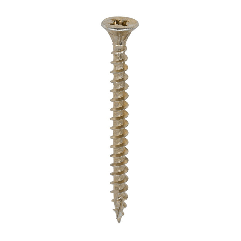 200 x TIMCO C2 Strong-Fix Multi-Purpose Premium Countersunk Gold Woodscrews - 6.0 x 70