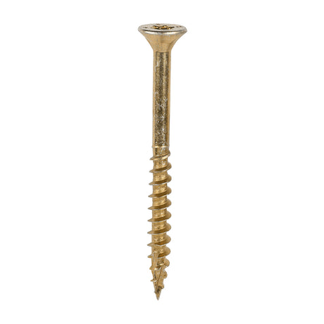 200 x TIMCO C2 Clamp-Fix Multi-Purpose Premium Countersunk Gold Woodscrews - 6.0 x 70