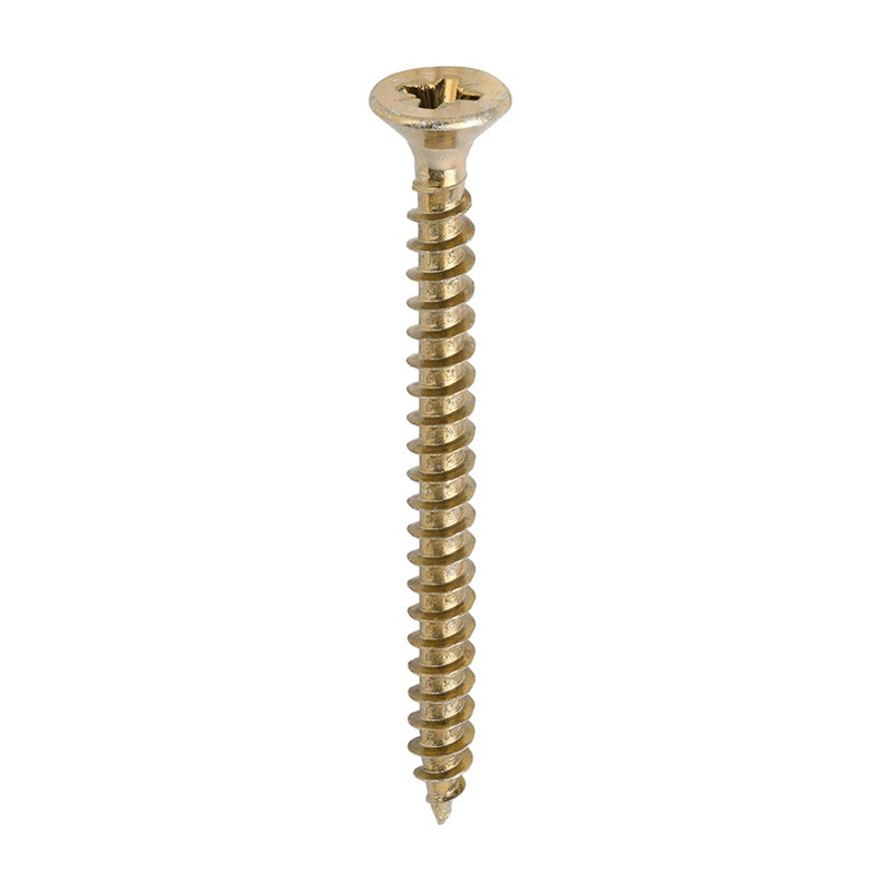 200 x TIMCO Solo Countersunk Gold Woodscrews - 6.0 x 70