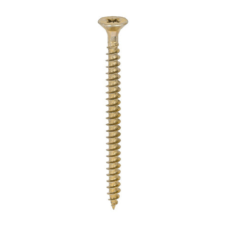 200 x TIMCO Solo Countersunk Gold Woodscrews - 6.0 x 80