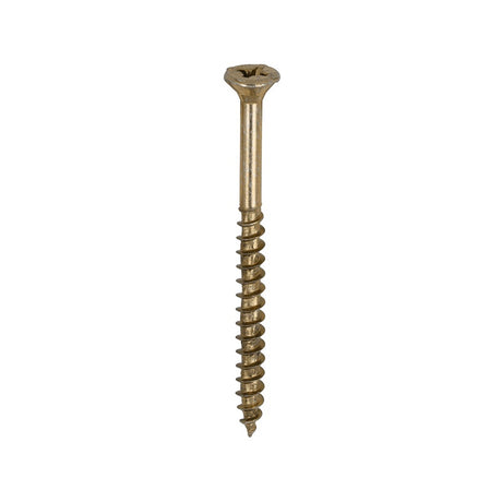 200 x TIMCO Velocity Premium Multi-Use Countersunk Gold Woodscrews - 6.0 x 80