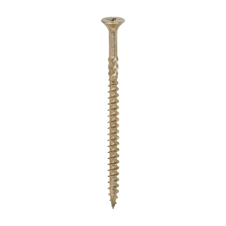 100 x TIMCO C2 Strong-Fix Multi-Purpose Premium Countersunk Gold Woodscrews - 6.0 x 100