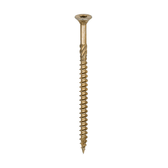 100 x TIMCO C2 Clamp-Fix Multi-Purpose Premium Countersunk Gold Woodscrews - 6.0 x 100