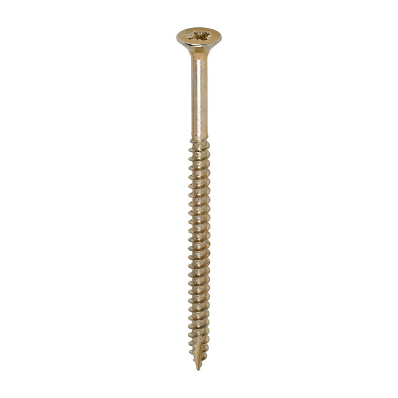 100 x TIMCO Classic Multi-Purpose Countersunk Gold Woodscrews - 6.0 x 100