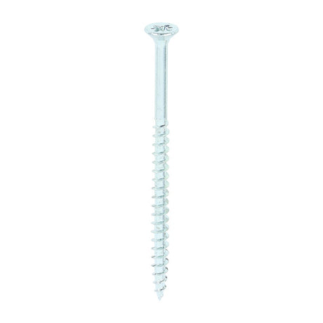 100 x TIMCO Solo Countersunk Silver Woodscrews - 6.0 x 100